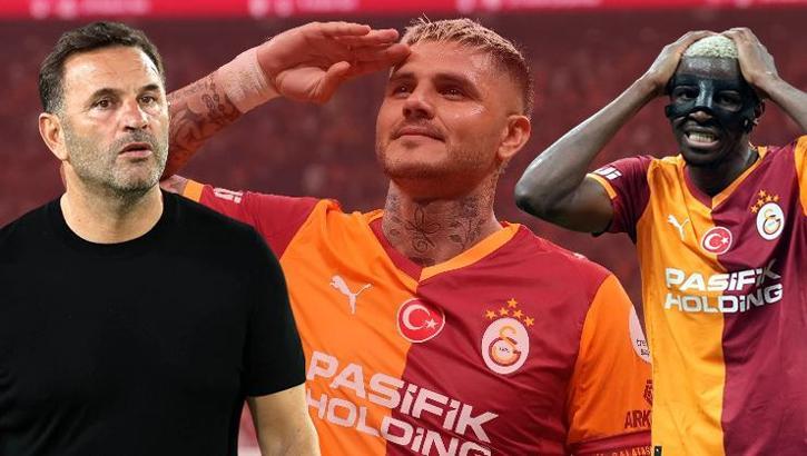 Galatasaray'da Okan Buruk'tan Osimhen ve Icardi sözleri: 'Korkuyoruz' | 'Çok büyük provokasyonlar var'