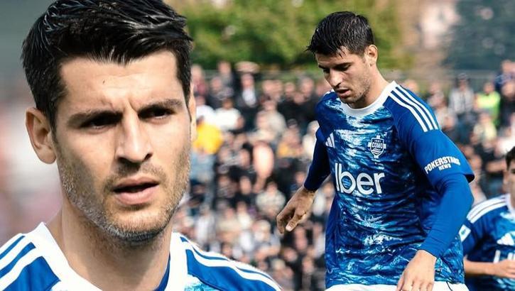 Galatasaray'dan ayrılan Alvaro Morata Como'da yokları oynuyor
