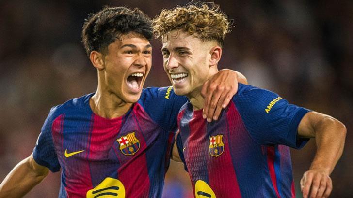 Barça'da 11 dakikada 4 gol, Fermin'den hat-trick! Barcelona - Olympiacos maç sonucu 6-1