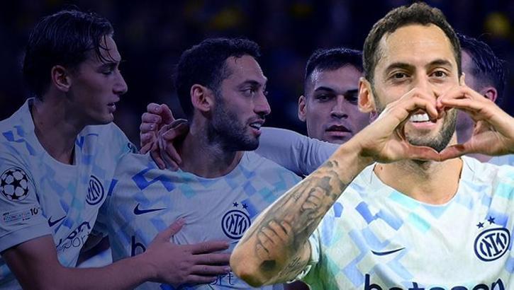 Inter, U.S Gilloise deplasmanında farklı kazandı! Hakan Çalhanoğlu sahneye çıktı