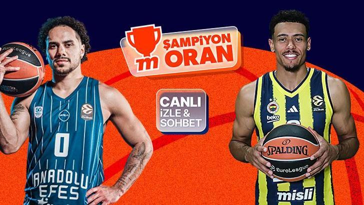 EuroLeague’de Türk derbisi! Anadolu Efes – Fenerbahçe maçının heyecanı canlı yayın, canlı sohbet ve Şampiyon Oranlar ile Misli'de!