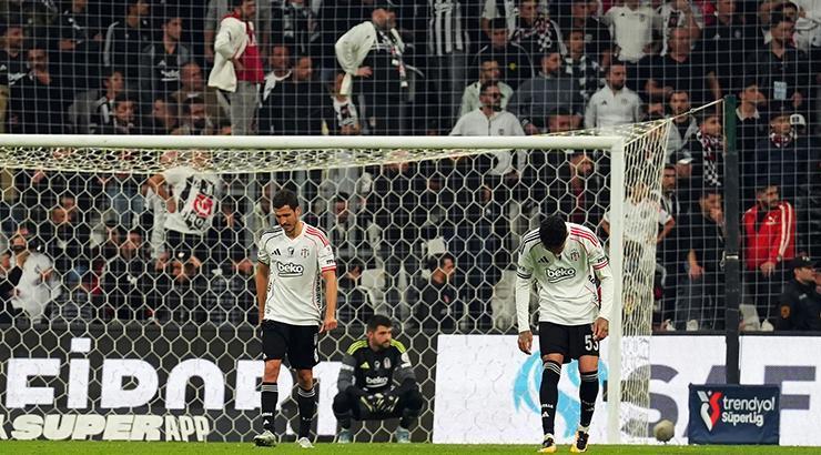 Beşiktaş'ta kara tablo! Dikkat çeken istatistik