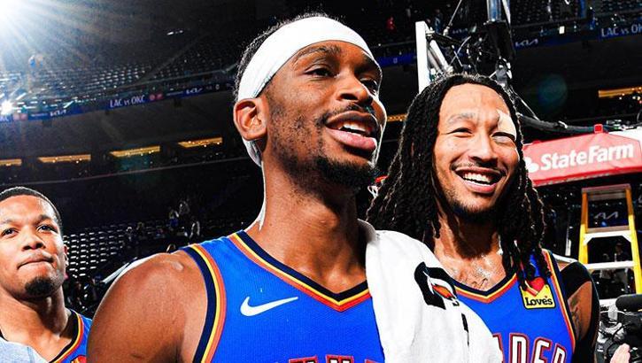 NBA'de son şampiyon Oklahoma City 8'de 8 yaptı