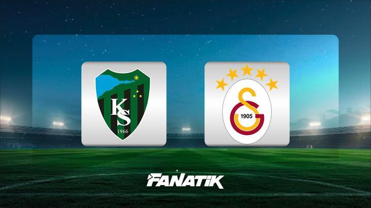 Kocaelispor - Galatasaray maçı ne zaman, saat kaçta hangi kanalda? (Muhtemel 11'ler)