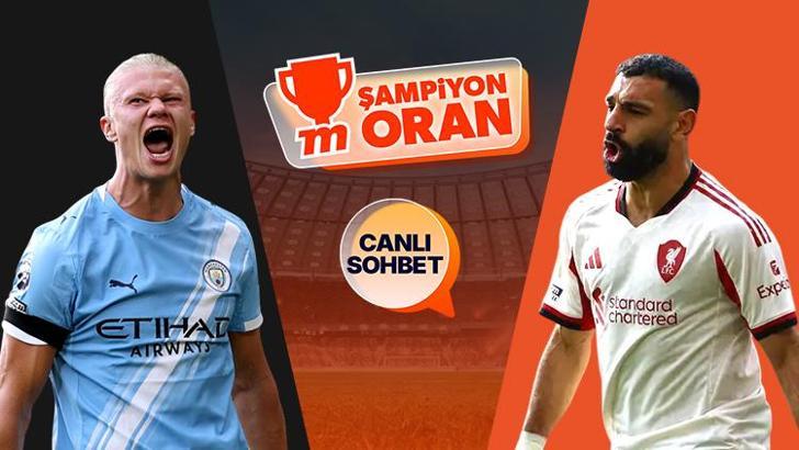Manchester City, Premier Lig'de Liverpool'u konuk edecek! Maçın heyecanı canlı sohbet ve Şampiyon Oranlar ile Misli'de