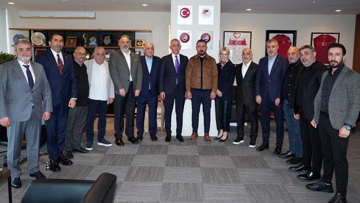 3. Lig Kulüpler Birliği'nden TFF Başkanı Hacıosmanoğlu'na ziyaret