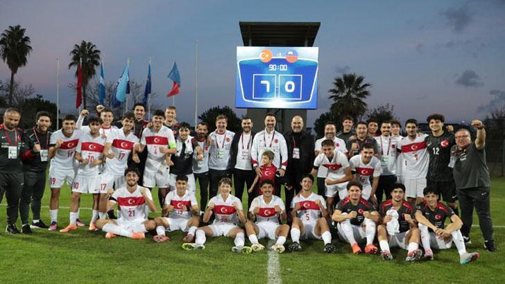 U19 Futbol Milli Takımı elemelere 7-0'lık Lihtenştayn galibiyetiyle başladı
