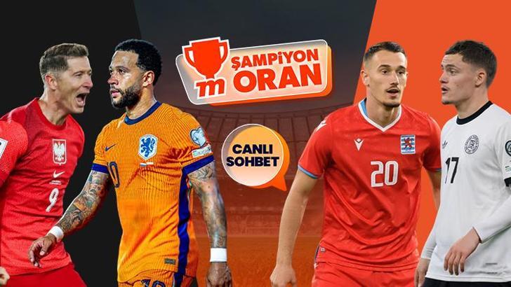 Polonya, Hollanda ile ve Lüksemburg, Almanya ile karşı karşıya geliyor! Maçların heyecanı canlı sohbet ve Şampiyon Oranlar ile Misli'de