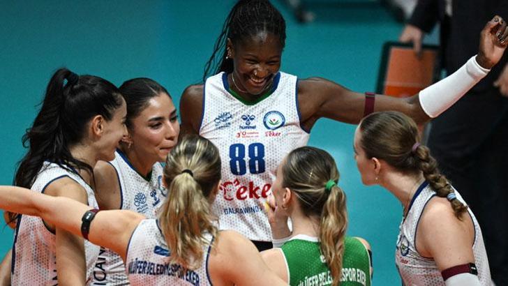 Iman Ndiaye yıldızlaştı, Nilüfer evinde Eczacı'yı devirdi... Nilüfer Belediyespor Eker - Eczacıbaşı Dynavit maç sonucu 3-1