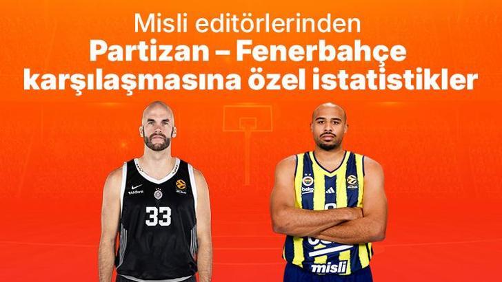 Misli editörlerinden Partizan - Fenerbahçe karşılaşmasına özel istatistikler