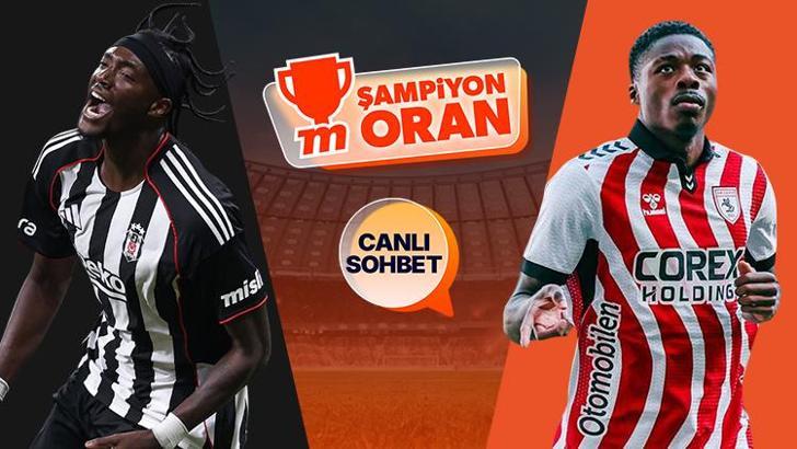 Beşiktaş, Samsunspor'u konuk ediyor! Maçın heyecanı canlı sohbet ve Şampiyon Oranlar ile Misli'de