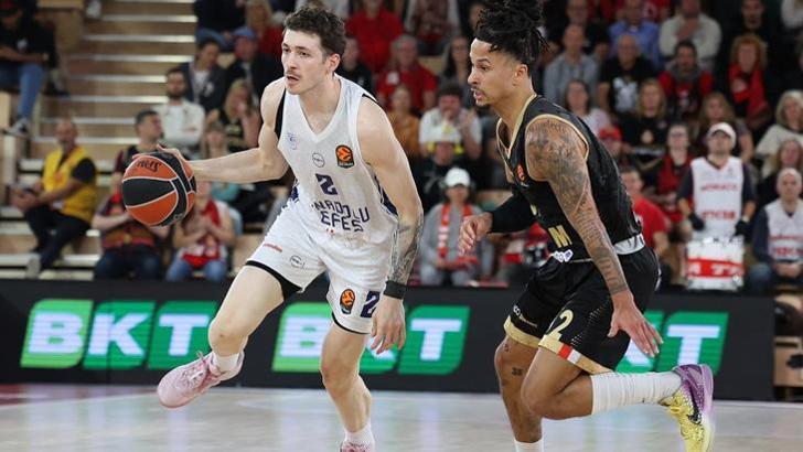 Monaco'da 36 sayı farkla tarihi hezimet! Monaco - Anadolu Efes maç sonucu 102-66