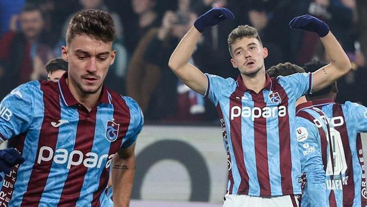 Trabzonspor'un yıldızı Ernest Muçi'den müthiş gol! Seriye bağladı