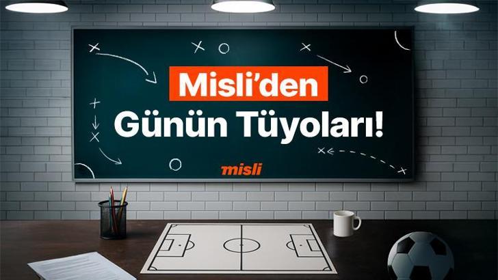 Kadıköy'deki derbiler bol gollü geçiyor; Samsunspor – Alanyaspor maçlarında karşılıklı gol oluyor… İşte Misli’den Günün Tüyoları!