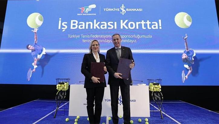 İş Bankası ve Türkiye Tenis Federasyonu arasında iş birliği anlaşması