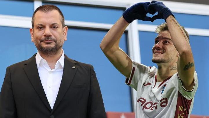 Trabzonspor Başkanı Ertuğrul Doğan'dan Beşiktaş ve Ernest Muçi açıklaması