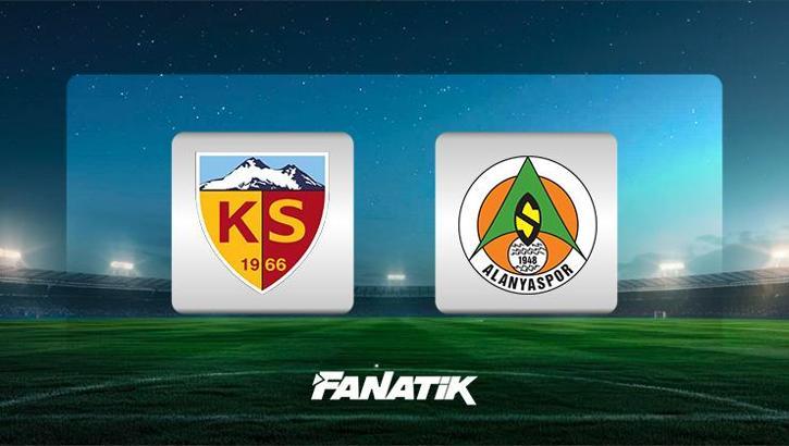 Kayserispor-Alanyaspor maçı ne zaman, saat kaçta, hangi kanalda canlı yayınlanacak? (Süper Lig)