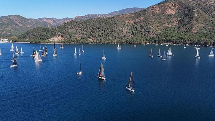 Ankara Yelken Kulübü’nün 25’inci yıl kupası Marmaris’te başladı