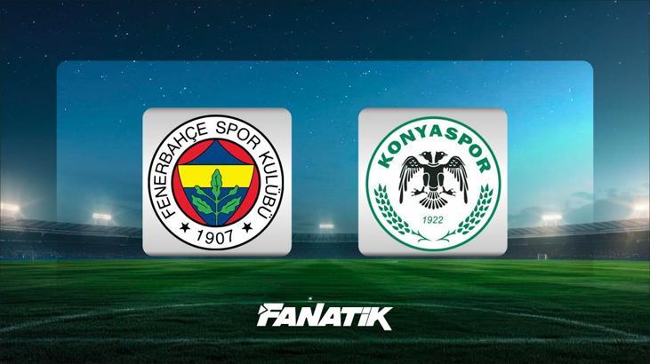 Fenerbahçe - Konyaspor maçı ne zaman, saat kaçta, hangi kanalda? (Süper Lig'de 16. hafta)