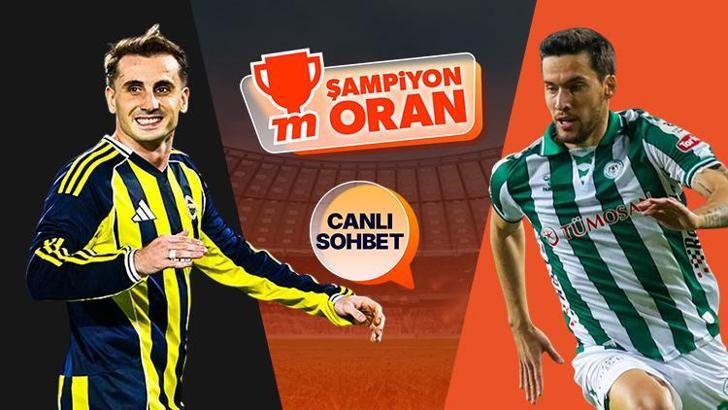 Fenerbahçe, Süper Lig'de Konyaspor'u ağırlayacak! Maçın heyecanı canlı sohbet ve Şampiyon Oranlar ile Misli'de