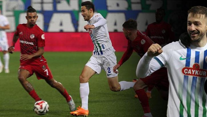 Rize’de Halil Dervişoğlu gol oldu yağdı! Rizespor – Gaziantep FK maçı sonucu 5-2