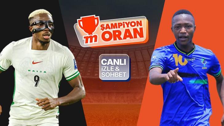 Osimhen, Ndidi ve Onuachu'lu Nijerya, Tanzanya ile karşılaşıyor! Afrika Uluslar Kupası'nın heyecanı canlı yayın, canlı sohbet, Şampiyon Oranlar ile Misli'de
