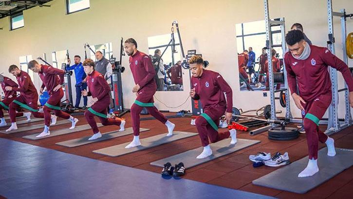 Trabzonspor, Galatasaray maçının hazırlıklarını sürdürdü