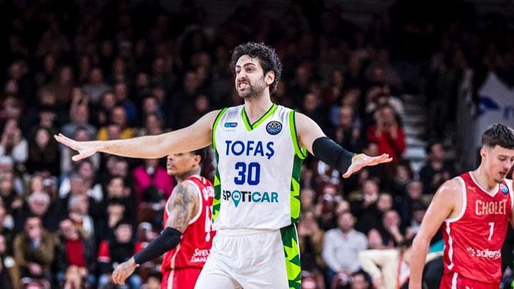 TOFAŞ son 16 biletini Bursa'ya bıraktı... Cholet Basket - TOFAŞ maç sonucu 105-86