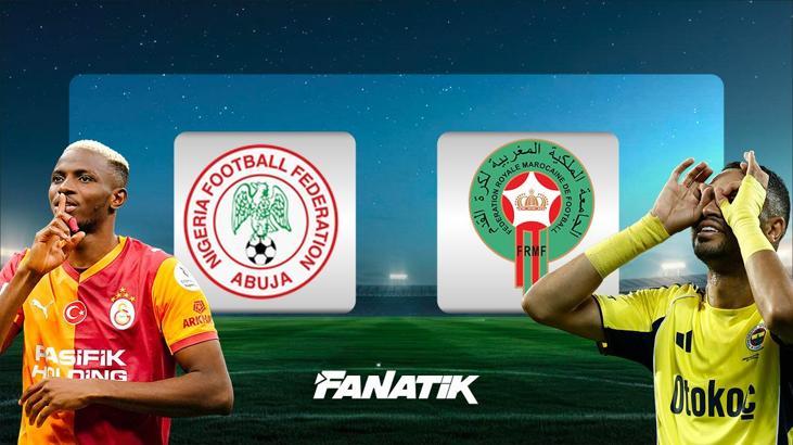 Nijerya - Fas maçı ne zaman, saat kaçta hangi kanalda? (Osimhen - Ndidi, En Nesyri'ye karşı)