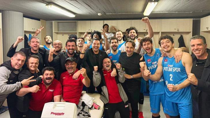 Aliağa Petkimspor Peristeri deplasamında 19 sayı farkla galip