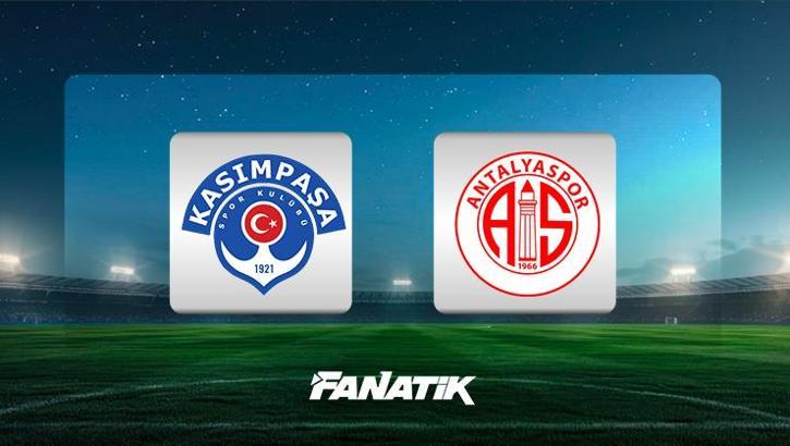 Kasımpaşa-Antalyaspor maçı ne zaman, saat kaçta, hangi kanalda canlı yayınlanacak? (Süper Lig)