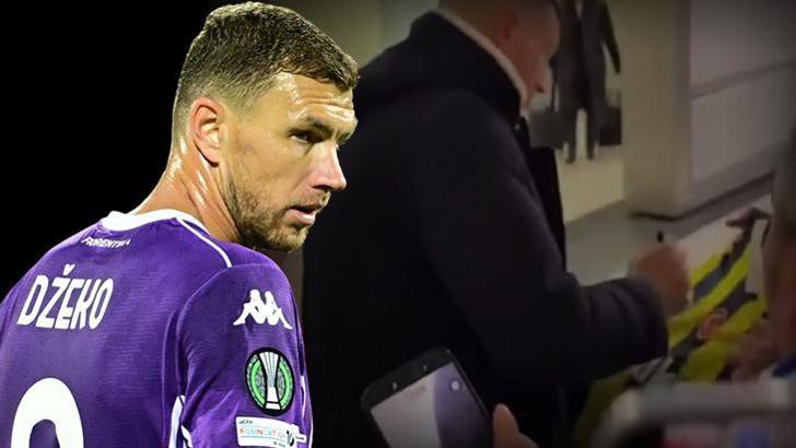 Edin Dzeko'dan Fenerbahçe hamlesi! Taraftarı kırmadı, formayı imzaladı