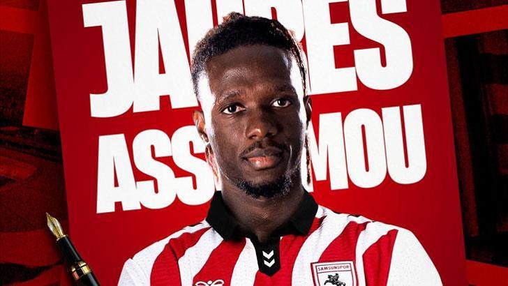 Samsunspor transferi açıkladı, Jaurès Assoumou'dan 4.5 yıllık imza
