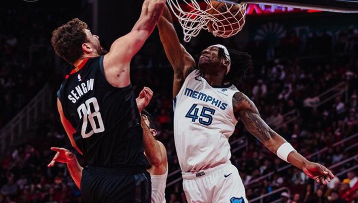NBA'de Alperen Şengün Grizzlies potasını yıktı!