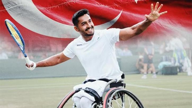 Para tenisçi Ahmet Kaplan Avustralya Açık'ta yarı finale adını yazdırdı
