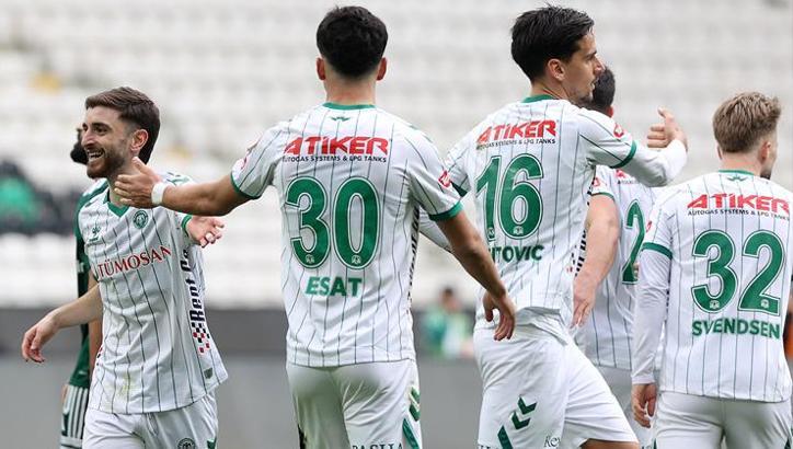Konyaspor kupada farklı kazandı