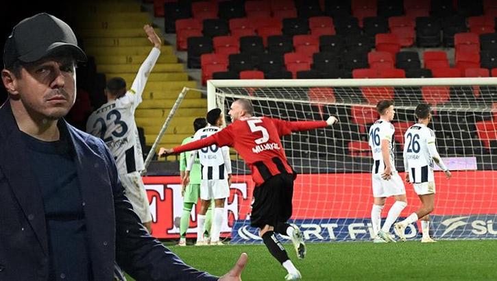 Emre Belözoğlu'na bir şok da Burak Yılmaz'dan! Gaziantep FK - Kasımpaşa maçı sonucu: 2-1