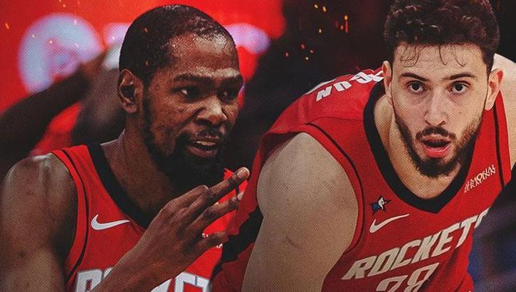 Houston'da Alperen Şengün ve Kevin Durant sahne aldı!