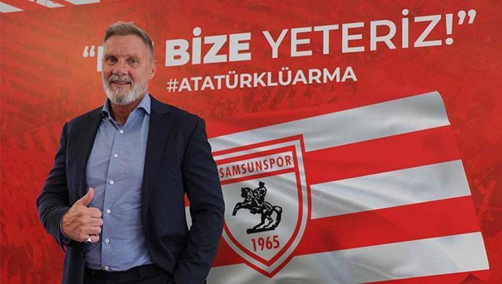 Samsunspor'un yeni teknik direktörü Thorsten Fink: 'Takımı daha ileriye taşıyacağız'