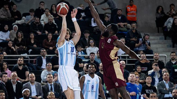 Kupada ilk yarı finalist Türk Telekom! Trabzonspor'a 23 sayı fark...