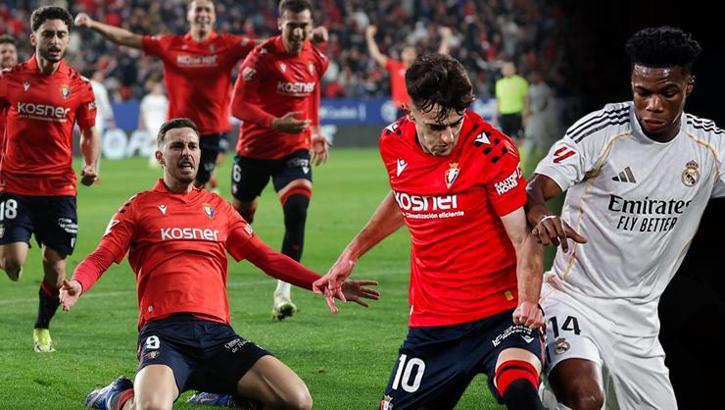 Real Madrid son dakikada yıkıldı! Osasuna - Real Madrid maçı sonucu: 2-1