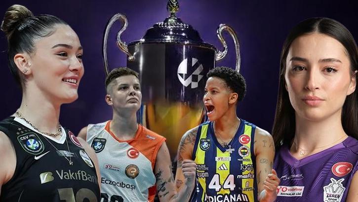 Tarihi başarı! CEV Şampiyonlar Ligi çeyrek finalinde 4 Türk kulübü: VakıfBank, Eczacıbaşı, Fenerbahçe, Zeren...