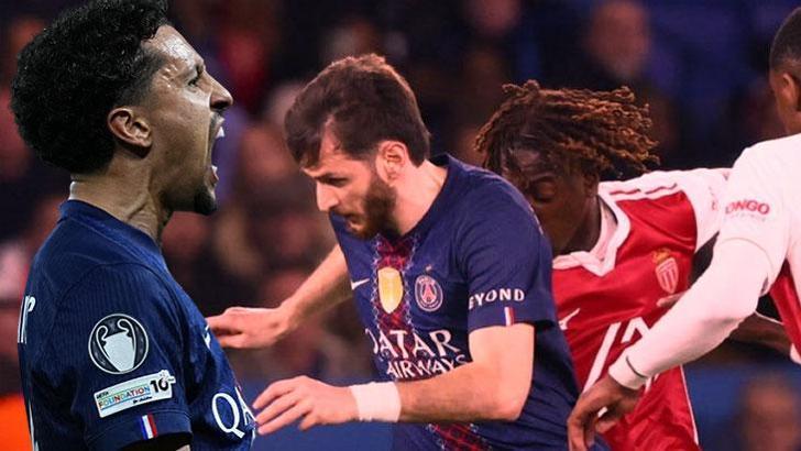 Devler Ligi'nde son şampiyon PSG son 16'da... Paris Saint-Germain - Monaco maç sonucu 2-2