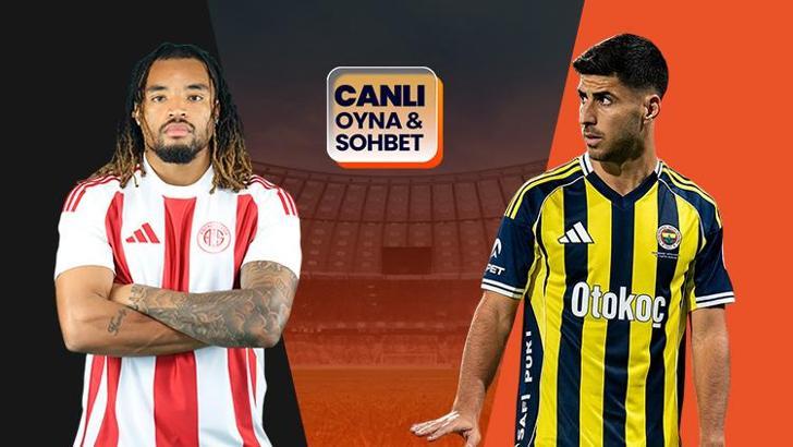 Fenerbahçe, Antalyaspor'a konuk oluyor! Maçın heyecanı Misli'de