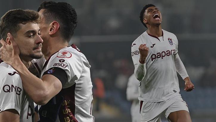 Trabzonspor kupada çeyrek finalde! 6 gol 1 kırmızı kart, İstanbul'da müthiş maç... (Maç özeti | Başakşehir 2-4 Trabzonspor)