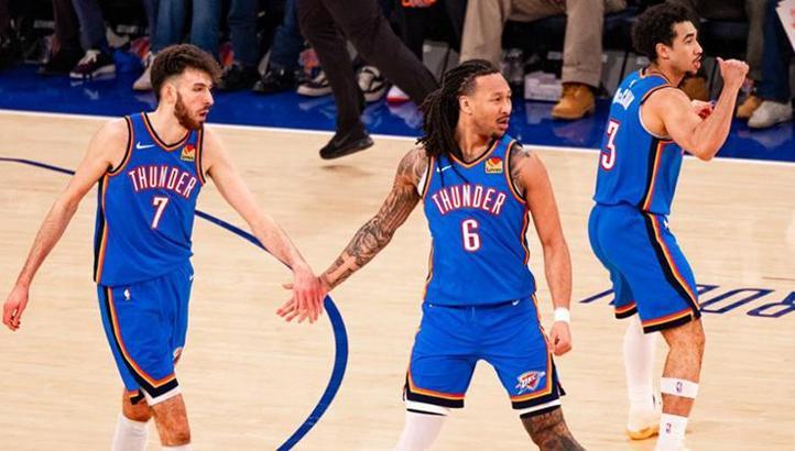 NBA'de Oklahoma City Thunder deplasmanda kazandı!