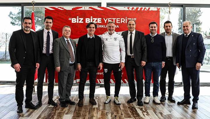 Milli Takım Teknik Direktörü Montella'dan Samsunspor’a ziyaret