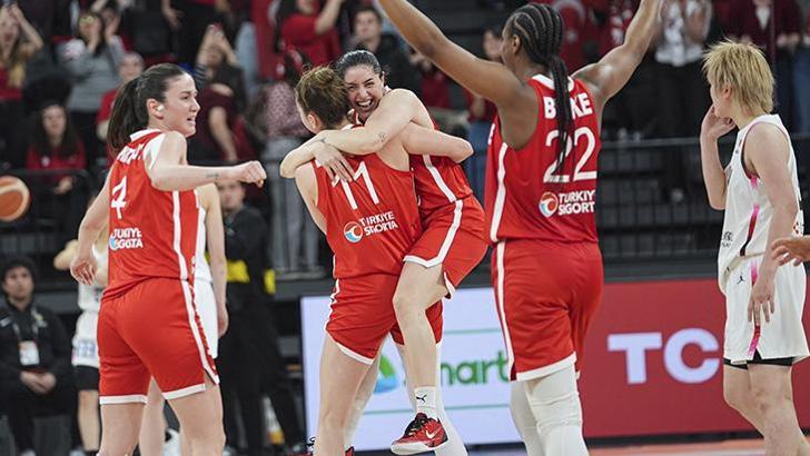 Potanın Perileri Dünya Kupası yolunda 2. galibiyetini aldı... Türkiye - Japonya maç sonucu 75-67