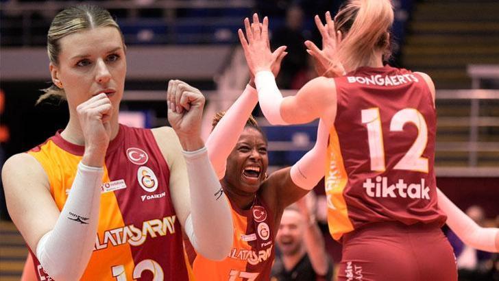 Galatasaray Daikin CEV Kupası'nda adını finale yazdırdı! C.S.O Voluntari - Galatasaray Daikin maç sonucu 0-3