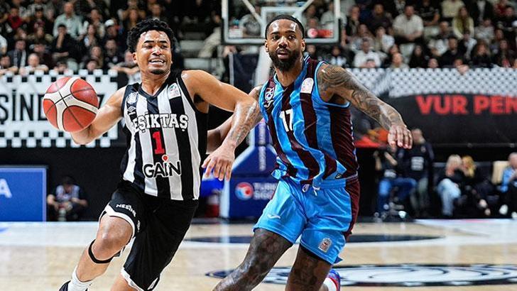 Beşiktaş GAİN geriden gelip son bölümde kazanmayı bildi... Beşiktaş GAİN - Trabzonspor maç sonucu 86-80